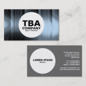 Cirkel - glas visitekaartje (Voorkant / Achterkant)