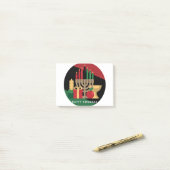 cirkel Happy Kwanzaa Post-it® Notes (Op bureau)
