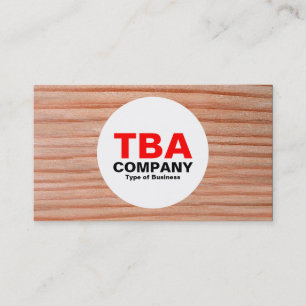 Cirkel - hout 01 visitekaartje