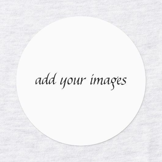 Cirkel IJzeron Label (1") (Design 1)