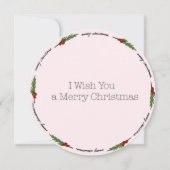 Cirkel kerstkaart (Voorkant)