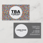 Cirkel - kleurenpatroon 230515 visitekaartje (Voorkant / Achterkant)