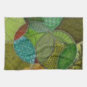 Cirkel leuke keukenhanddoek (Horizontaal)