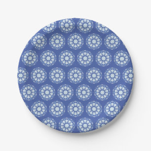 Cirkel Mandala Patroon Papieren Bordje