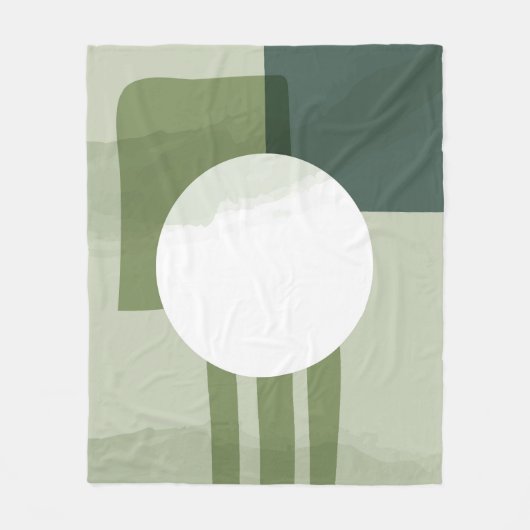 Cirkel schilderkunst fleece deken (Voorkant)