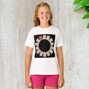 Cirkel speelkaarten t-shirt
