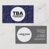 Cirkel - Steenkool Visitekaartje (Voorkant / Achterkant)