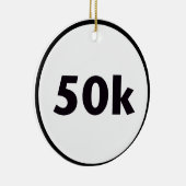 cirkel van 50 k keramisch ornament (Rechts)