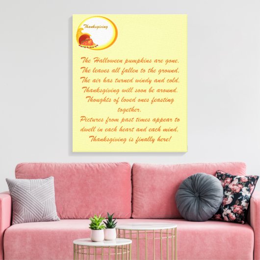 Cirkel van Bedankt - Canvas Afdruk (Insitu (Woonkamer))