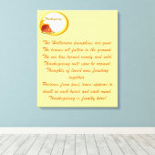 Cirkel van Bedankt - Canvas Afdruk (Insitu (Houten vloer))