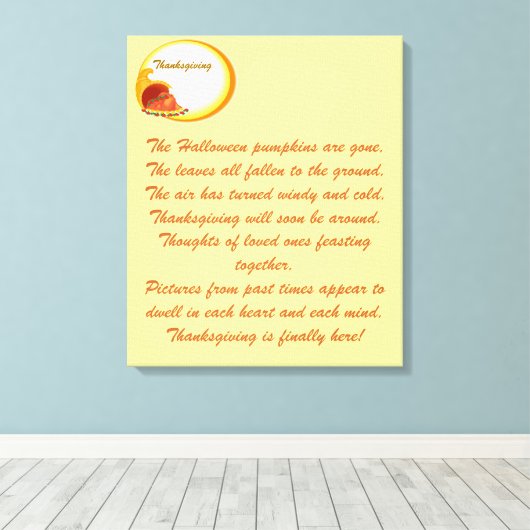 Cirkel van Bedankt - Canvas Afdruk (Insitu (Houten vloer))