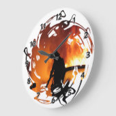 Cirkel van de lichten grote klok (Hoek)