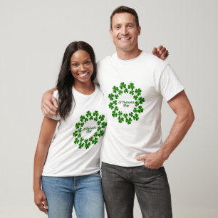 Cirkel van de T-Shirt-Shamrocks T-shirt
