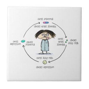 Cirkel van geneesmiddelen tegeltje