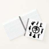 Cirkel van Indische danslaptop (Square) Notitieboek (Binnen)
