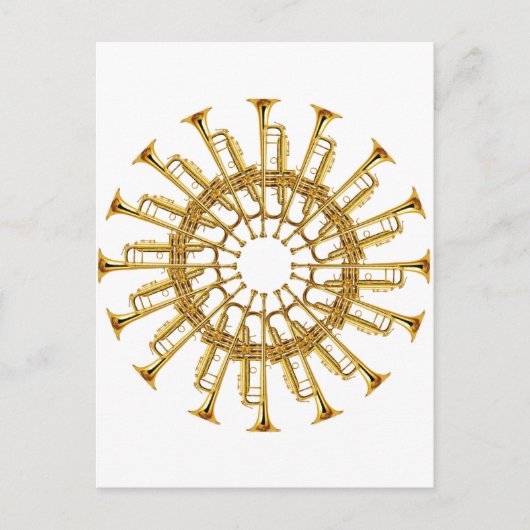Cirkel van Trumpets Briefkaart (Voorkant)