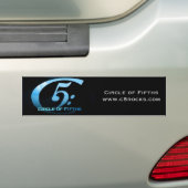 Cirkel van vijf sticker (Op auto)