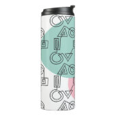 Cirkel van vormen thermosbeker (Gedraaid links)