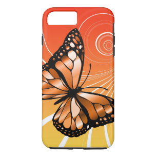 Cirkel Vlinder Ontwerp iPhone 8 Plus / 7 Plus Hoesje