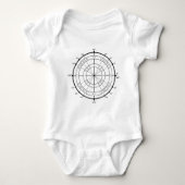 Cirkel wiskunde geek romper (Voorkant)