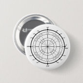 Cirkel wiskunde geek ronde button 5,7 cm (Voorkant /achterkant)