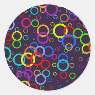 Cirkelachtergrond Ronde Sticker
