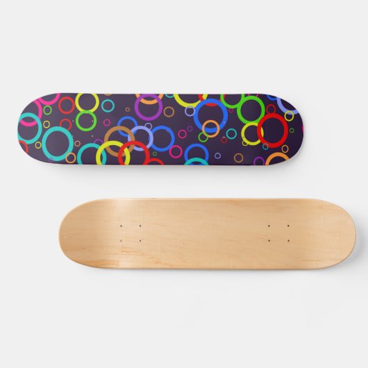 Cirkelachtergrond Skateboard (Horizontaal)