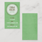  cirkelafbeelding versleten - stijl 2 visitekaartje (Voorkant / Achterkant)