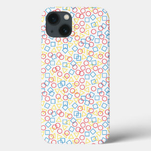 Cirkeldriehoek vierkant Hoesje-Mate iPhone Case