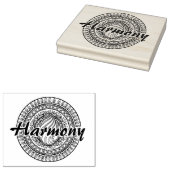 Cirkeldriehoekige driehoek 	rubberstempel (Gestempeld)