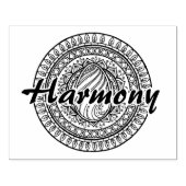 Cirkeldriehoekige driehoek 	rubberstempel (Afrduk)