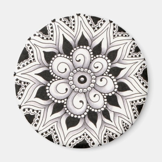 Cirkelhoek drie magneet (Voorkant)