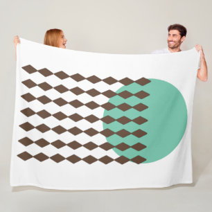 Cirkelkunst Fleece Deken