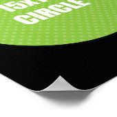 Cirkelontwerp 15x15 poster (Hoek)