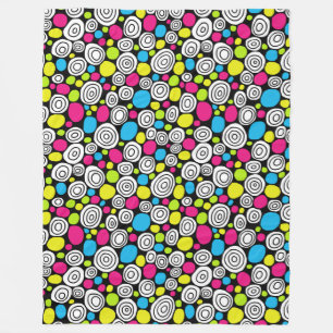 Cirkelpatroon 210819 - Kleuren 02 Fleece Deken