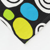 Cirkelpatroon 210819 - Kleuren 02 Fleece Deken (Hoek)