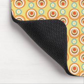 Cirkelpatroon Aangepaste mousepad Muismat (Hoek)