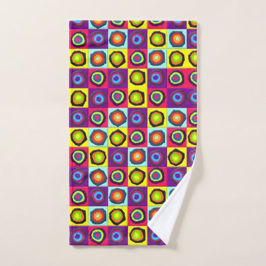 cirkelpatroon handdoek (Handdoek)