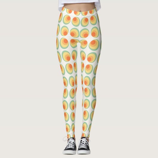cirkelpatroon leggings (Voorkant)