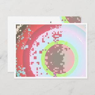 Cirkels 31 met rand Briefkaart