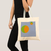 Cirkels Abstracte Canvas tas (Voorkant (product))