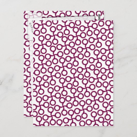 cirkels briefkaart (Voorkant / Achterkant)