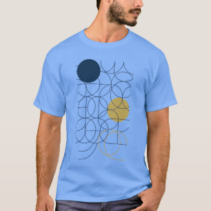Cirkels en cirkels Art Mannen Dark T-shirt
