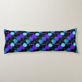 Cirkels en ronde vormen Patroon in zwart Lichaamskussen (Achterkant)