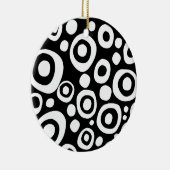 Cirkels en stippen 07 keramisch ornament (Rechts)
