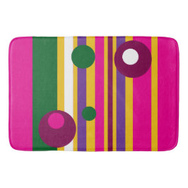 Cirkels en strepen gewaagd modern badmat