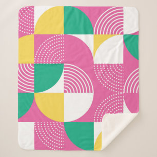  cirkels: grafische harmonie. sherpa deken