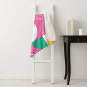  cirkels: grafische harmonie. sherpa deken (In situ)