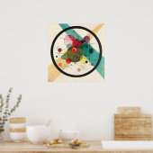 Cirkels in een Cirkel, Kandinsky Poster (Keuken)