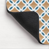 cirkels met lenspatroon en diamant muismat (Hoek)